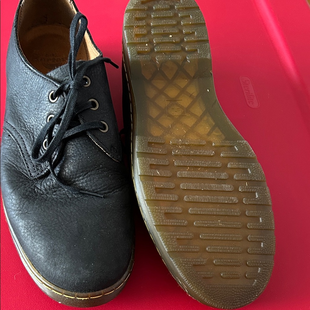 Dr. Martens Black Leather Oxfords - Picture 4 of 4